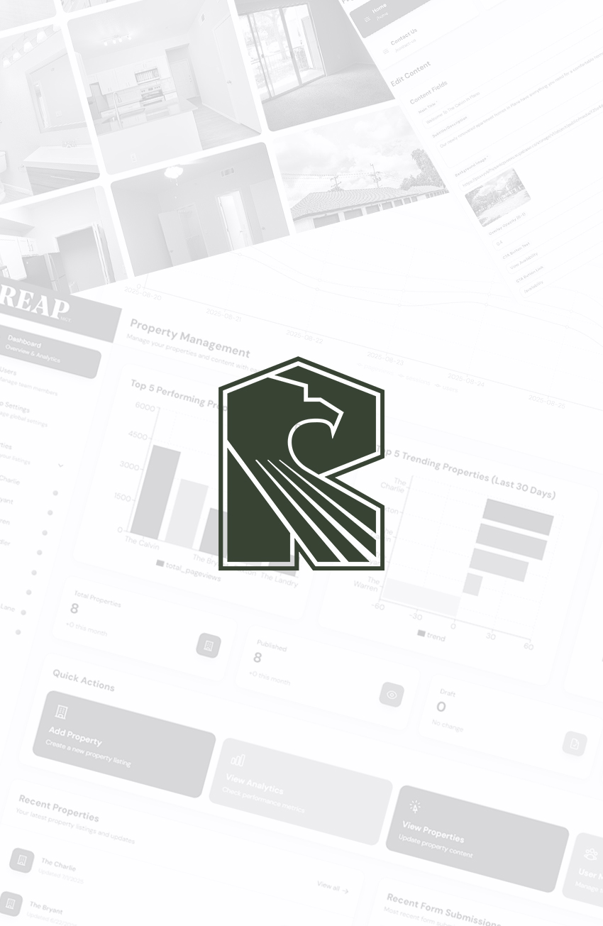 Reap Capital Dashboard Overview