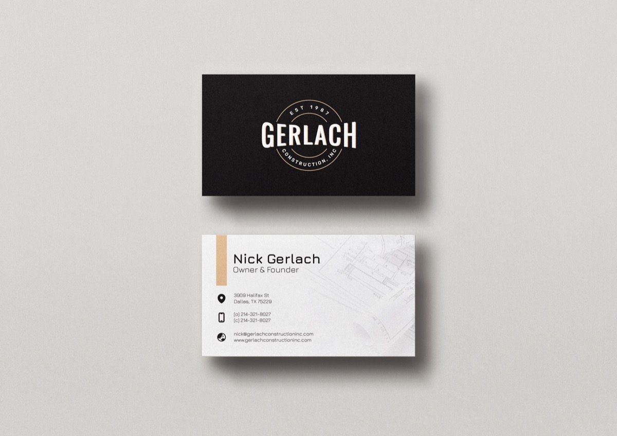 Gerlach business cards